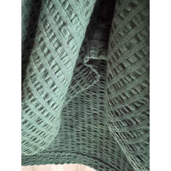 3 for $9 Loft Green Puff Sleeve Green Top 100% Cotton XL - Picture 6 of 8